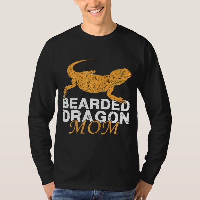 Camiseta Madre Dragón con barba Lizard Reptile (Anverso)