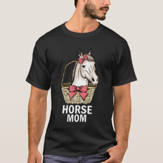 Camiseta Madre dueña de caballos Caballo Montando Caballos 