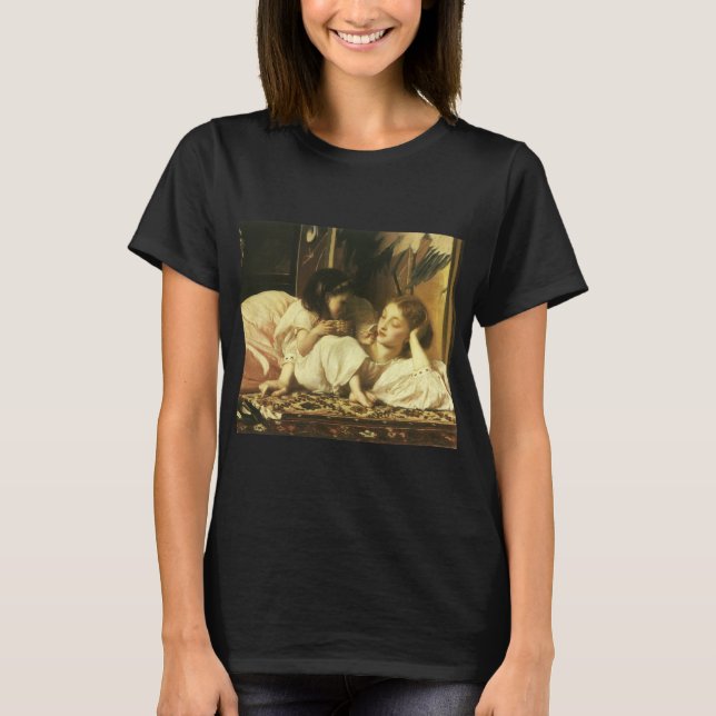 Camiseta Madre e hijo (alias cerezas) por Lord Leighton (Anverso)