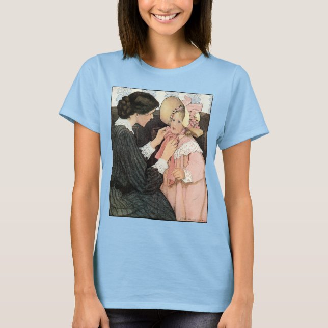Camiseta Madre e hijo de Jessie Willcox Smith (Anverso)