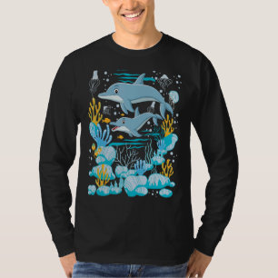 Camiseta Madre E Hijo Dolphin Zookeeper Zoology Wildli