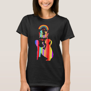 Camiseta madre e hijo en hermosos colores para mamá
