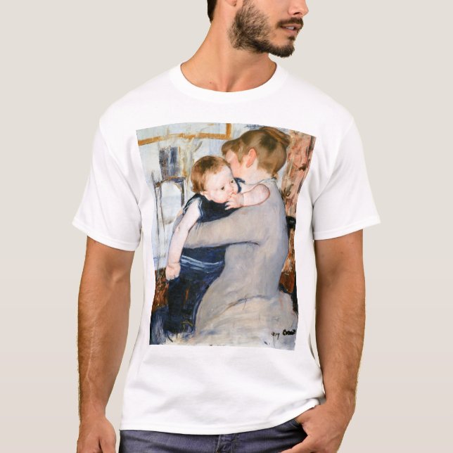 Camiseta Madre e hijo, Mary Cassatt (Anverso)