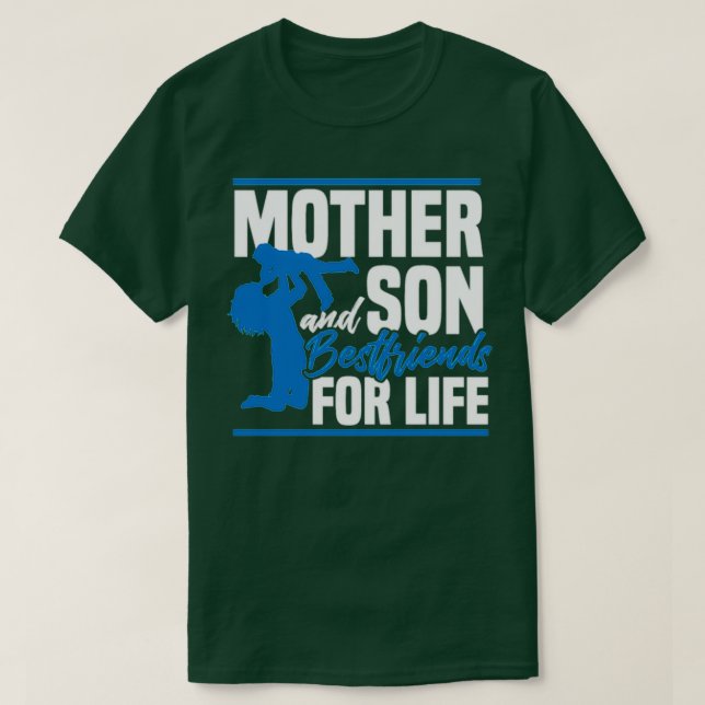 Camiseta Madre e hijo mejores amigos regalo de las madres (Diseño del anverso)