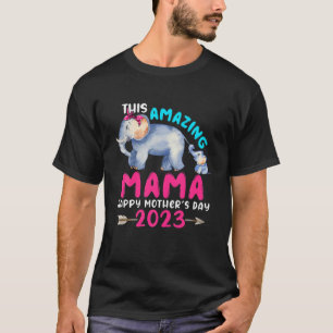 Camiseta Madre elefante B, el día de la madre
