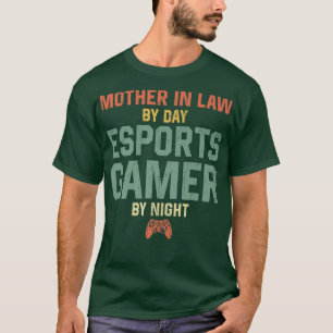 Camiseta Madre En Derecho De Día Esports Gamer By NightESpo