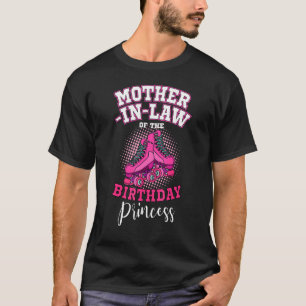 Camiseta Madre En Derecho De La Patineta De La Princesa De
