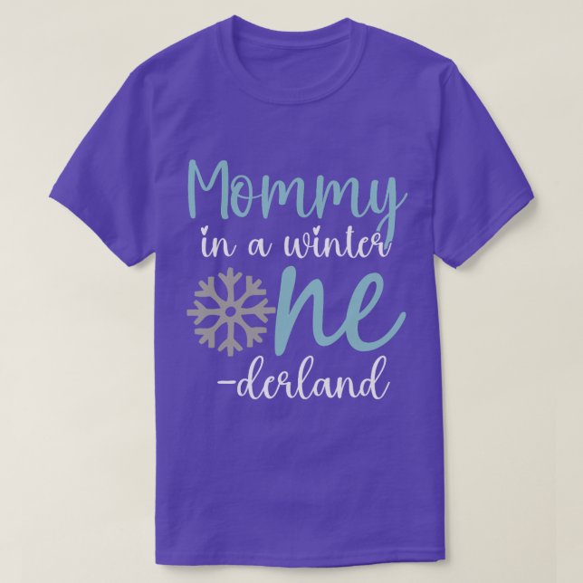 Camiseta Madre en invierno, primer cumpleaños de G (Diseño del anverso)