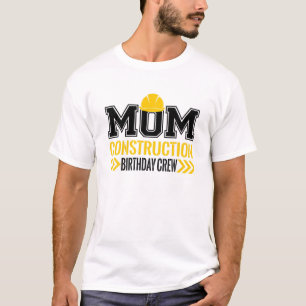 Camiseta Madre Equipo De Cumpleaños Primer Camión De Cump