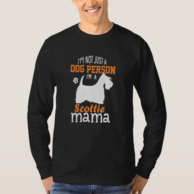 Camiseta Madre escocesa, escocesa, día de madre de perro (Anverso)