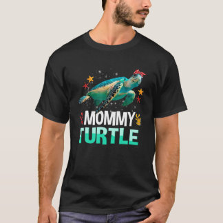 Camiseta Madre Familia de tortugas que cotejan tortugas Amo