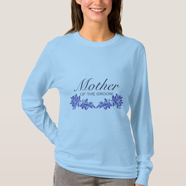 Camiseta Madre floral estampada de Groom (Anverso)