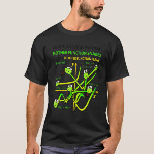 Camiseta Madre friki funciones serpientes en un avión profe