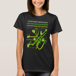 Camiseta Madre friki funciones serpientes en un avión profe