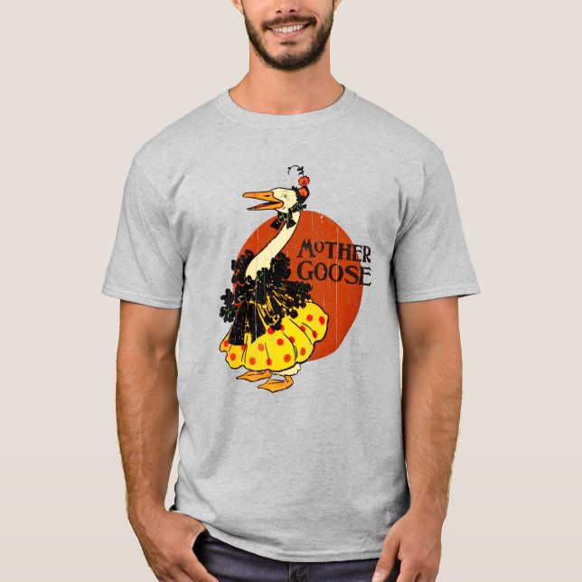 Camiseta Madre ganosa del libro infantil clásico (Anverso)