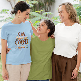 Camiseta Madre Gata Amante del Café