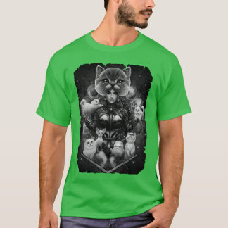 Camiseta Madre gata Dios amigos