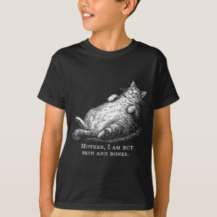 Camiseta Madre gata no soy más que piel y huesos para mujer