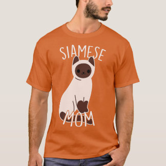 Camiseta Madre gata siamesa