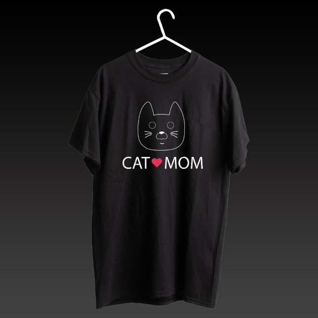 Camiseta Madre Gato Madre Mamá Enamorada Mamá Kitty Cute Fu (Subido por el creador)
