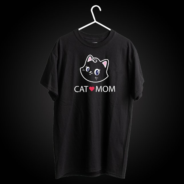 Camiseta Madre Gato Madre Mamá Enamorada Mamá Kitty Cute Fu (Subido por el creador)