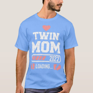 Camiseta Madre gemela 2022 cargando para invitación de emba