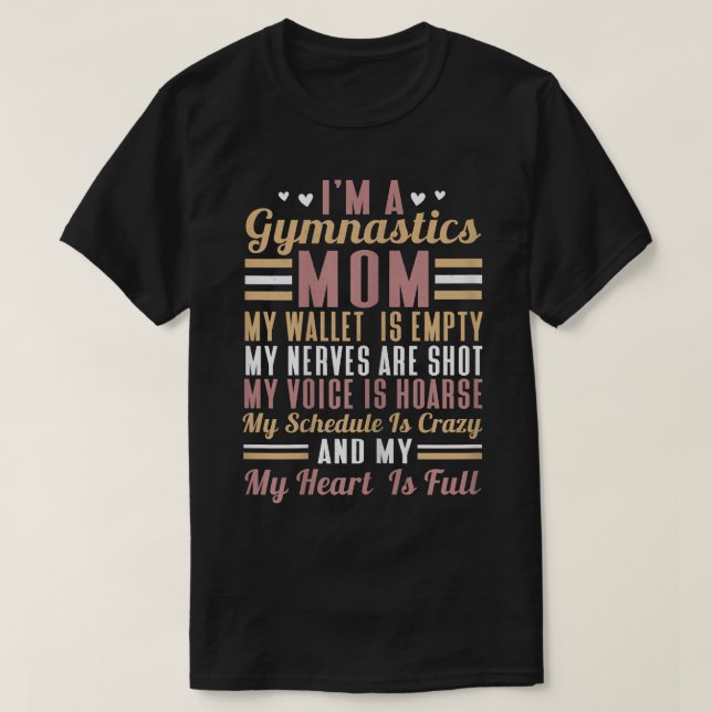 Camiseta Madre Gimnasia Mamá Gimnasia, orgullosa Gimnasia (Diseño del anverso)