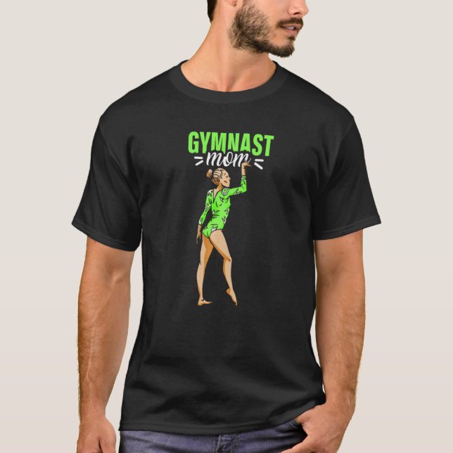 Camiseta Madre gimnasta gimnasta gimnasia deportiva madre m (Anverso)