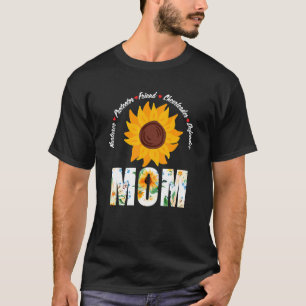Camiseta Madre girasol Nurturer Protector Amigo Cute Mothe