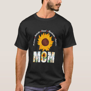 Camiseta Madre girasol Nurturer Protector Amigo Cute Mothe