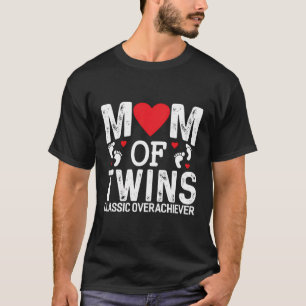 Camiseta Madre Graciosa De Gemelos Gemelos Clásicos De Supe