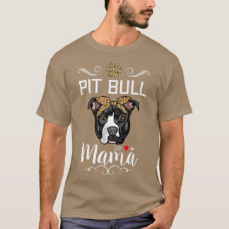 Camiseta Madre graciosa madre del perro amante de los crepe