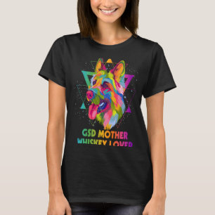 Camiseta Madre GSD Whiskey Pastor alemán