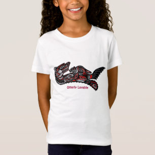 Camiseta Madre haitiana Otter Amor Niños Camisas