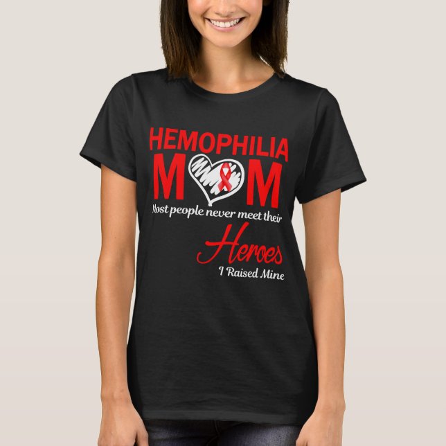 Camiseta Madre hemofilia que crié mía (Anverso)