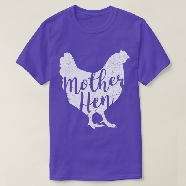 Camiseta Madre Hen Feliz Día de la Madre Cute Regalo De Pol (Diseño del anverso)
