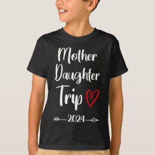 Camiseta Madre hija Viaje de vacaciones de la familia 2025 