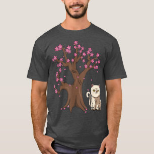 Camiseta Madre japonesa exótica de gato de Shorthair Cherry