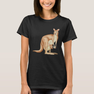 Camiseta Madre Kangaroo Marsupial Mammal Zookeeper Animal