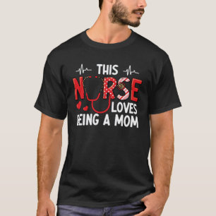 Camiseta Madre Lactante Madre Enfermera Enfermera Practican