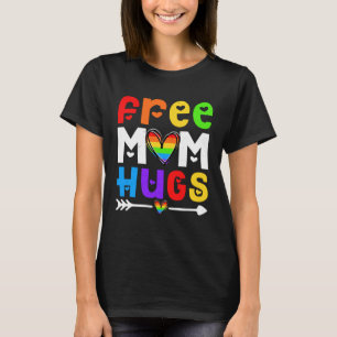 Camiseta Madre lesbiana libre abraza a madre orgullosa LGBT