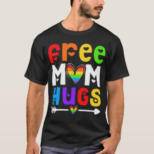 Camiseta Madre lesbiana libre abraza a madre orgullosa LGBT