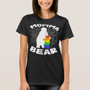 Camiseta Madre LGBT Mamá oso oso gay Lesbiana Lluvia madre