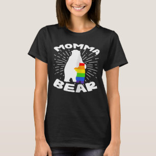 Camiseta Madre LGBT Mamá oso oso gay Lesbiana Lluvia madre