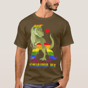 Camiseta Madre LGBT Saurus re Lgbt Madres Arcoiris, madre d