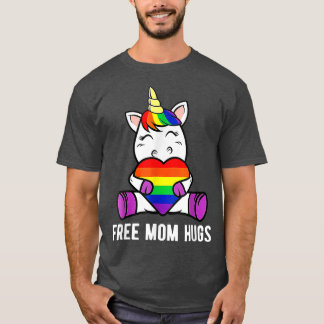 Camiseta Madre libre abraza gracioso orgullo LGBT gay unico