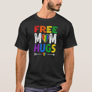Camiseta Madre libre abraza orgullo LGBT en mujer ventilado