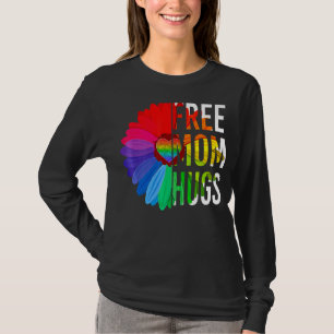 Camiseta Madre libre arcoiris Daisy abraza Mes de Orgullo G