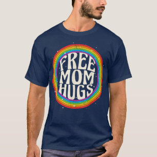 Camiseta Madre libre LGBT abraza a aliado del orgullo gay L