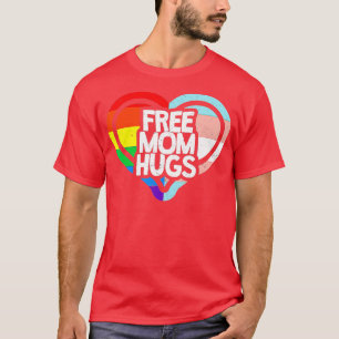 Camiseta Madre libre LGBTQ abraza orgullo gay aliado LGBT a